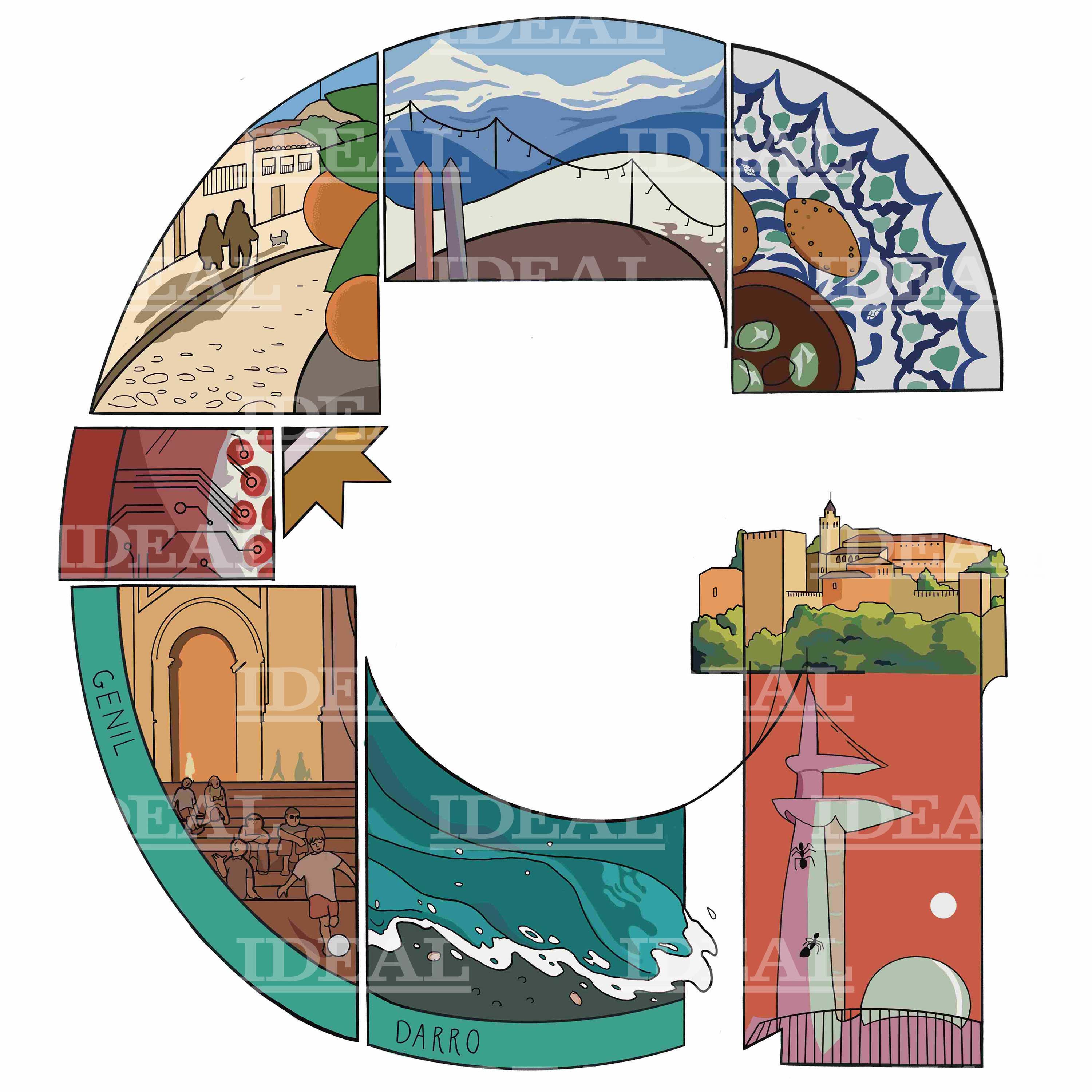 Mosaico granadino